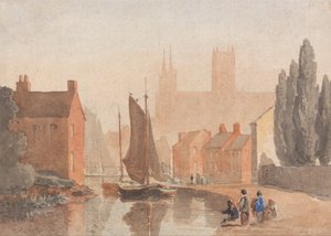 Lincoln Cathedral vom Brayford Pool