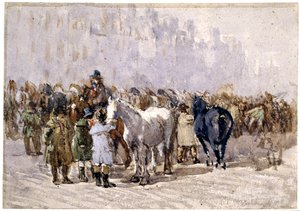 Der Pferdemarkt von Birmingham, ca. 1841-49