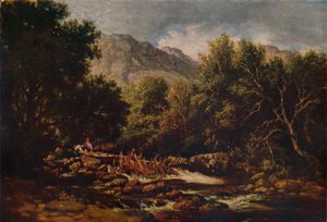 Am Lledr, ca. 1844 von David Cox the elder
