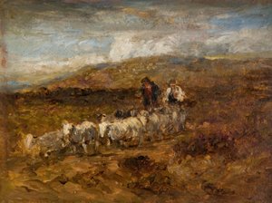 Walisische Hirten von David Cox the elder