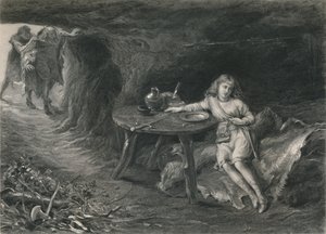 Imogen in der Höhle Cymbeline, ca. 1870