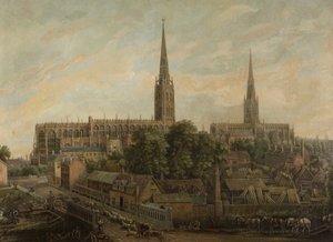 Priory Street, Coventry, 1861 von David Gee