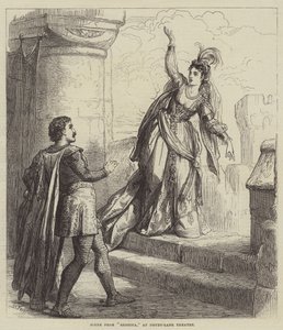 Szene aus Rebecca, im Drury-Lane-Theater von David Henry Friston