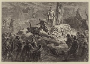 Szene aus Richard Löwenherz im Drury Lane Theatre von David Henry Friston