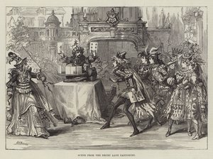 Szene aus dem Drury Lane Pantomime von David Henry Friston
