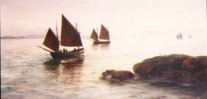 Fischen vor der Küste von Penzance