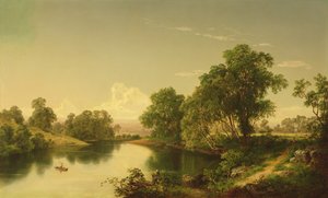 Am Esopus Creek, Ulster County, NY, 1859
