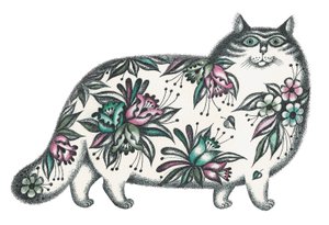 Gehende Katze