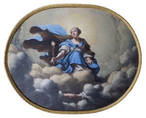 Allegorie über die Vermählung von König Karl X. Gustav