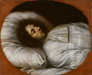 Karl XI. (1655–1697), König von Schweden, Pfalzgraf von Zweibrücken, auf seinem Sterbebett, 1697
