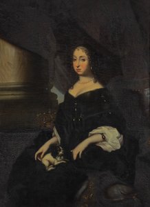 Porträt von Hedvig Eleonora av Holstein-Gottorp (1636-1715) von David Klöcker Ehrenstrahl