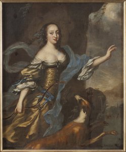 Porträt von Prinzessin Anna Dorothea von Holstein-Gottorp von David Klöcker Ehrenstrahl