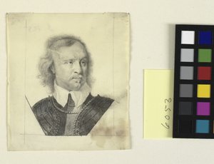 Kopf- und Schulterporträt von Oliver Cromwell von David Loggan