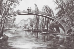 Oxford: Fußgängerbrücke über den Cherwell