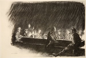 Eine Messe des Royal Flying Corps, Illustration aus 