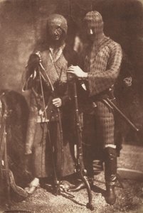 Afghanische oder Tscherkessische Rüstung, 1843 von David Octavius Hill