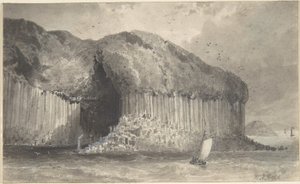 Ansicht der Fingalshöhle von David Octavius Hill