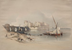 Zitadelle von Sidon von David Roberts