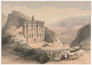 El Deir Petra von David Roberts