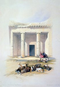 Eingang zur Höhle von Beni Hassan, 19. Jahrhundert