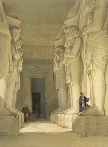 Ausgegrabener Tempel von Gysha, Nubien, aus Ägypten und Nubien, Band 1