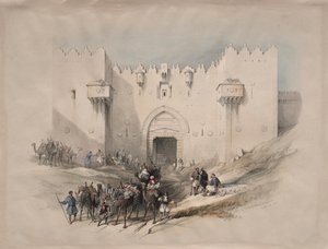 Damaskustor, Jerusalem, 1839