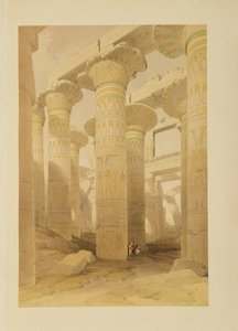 Säulensaal, Karnak, aus Ägypten und Nubien, Bd.1