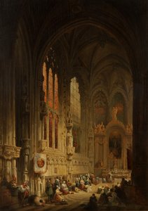 Innenraum einer Kathedrale, 1822 oder 1829