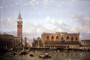 Der Dogenpalast, Venedig, vom Bacino di San Marco