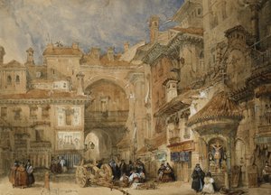Das Tor der Viva Rambla, Granada, 1834