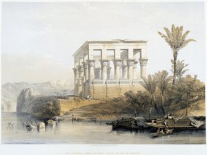 Der Hypäthrale Tempel in Philae, genannt das Bett des Pharao - in „Das Heilige Land“, London 1849