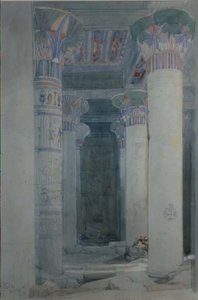 Unter dem großen Portikus, Philae