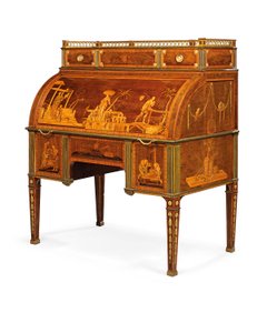 Mechanischer Zylinder-Schreibtisch, Neuwied, ca. 1776-79 von David Roentgen