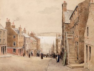 Hilltown von Ann Street, Dundee Blick nach Süden