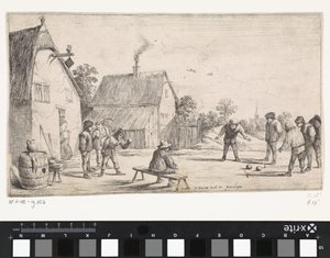 Bauern spielen Boule von David Teniers (II)