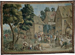 Dorffest (Sankt Georgs Messe), aus einer Teniers-Serie