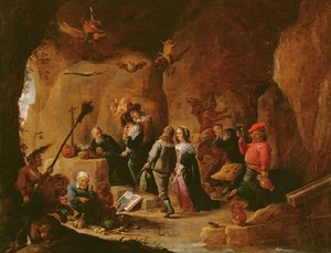 Die Versuchung des heiligen Antonius von David Teniers the Younger