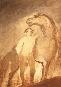 Mann und Pferd von David Wilkie