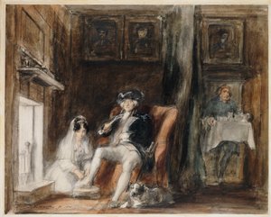 Der behinderte Kommodore im Ruhestand im Greenwich Hospital, 1830