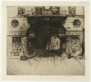Restaurant Cavalier, Platte fünf aus dem Paris-Set