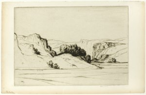 Das Tal (auch bekannt als Glencrutten) von David Young Cameron