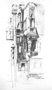 Tintorettos Haus, um 1894, 1925