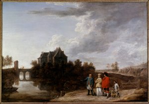 Das Schloss von Teniers in Perck