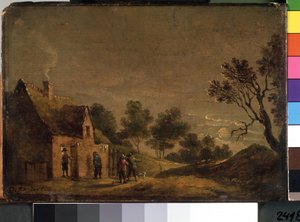 Eine Taverne am Abend von David Teniers the Younger