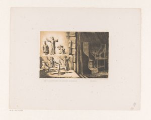 Götzenbilder von Menschen und Tieren und zwei Sitze von David van der Kellen