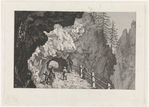 Durchgang in den Felsen von David van der Kellen