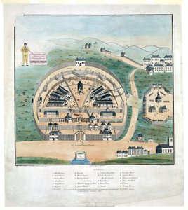 Eine Darstellung des Massakers an amerikanischen Gefangenen im Dartmoor-Gefängnis, 6. April von DeWitt C. Hitchcock
