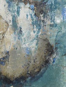 Blaugraue Patina