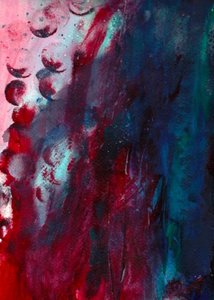 Karmesinrot Türkis Fluss von Deb Chaney