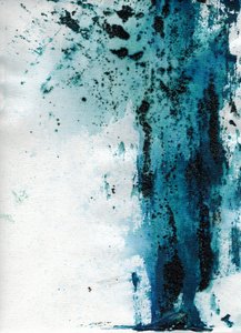 Mysteriöses Blauabstrakt